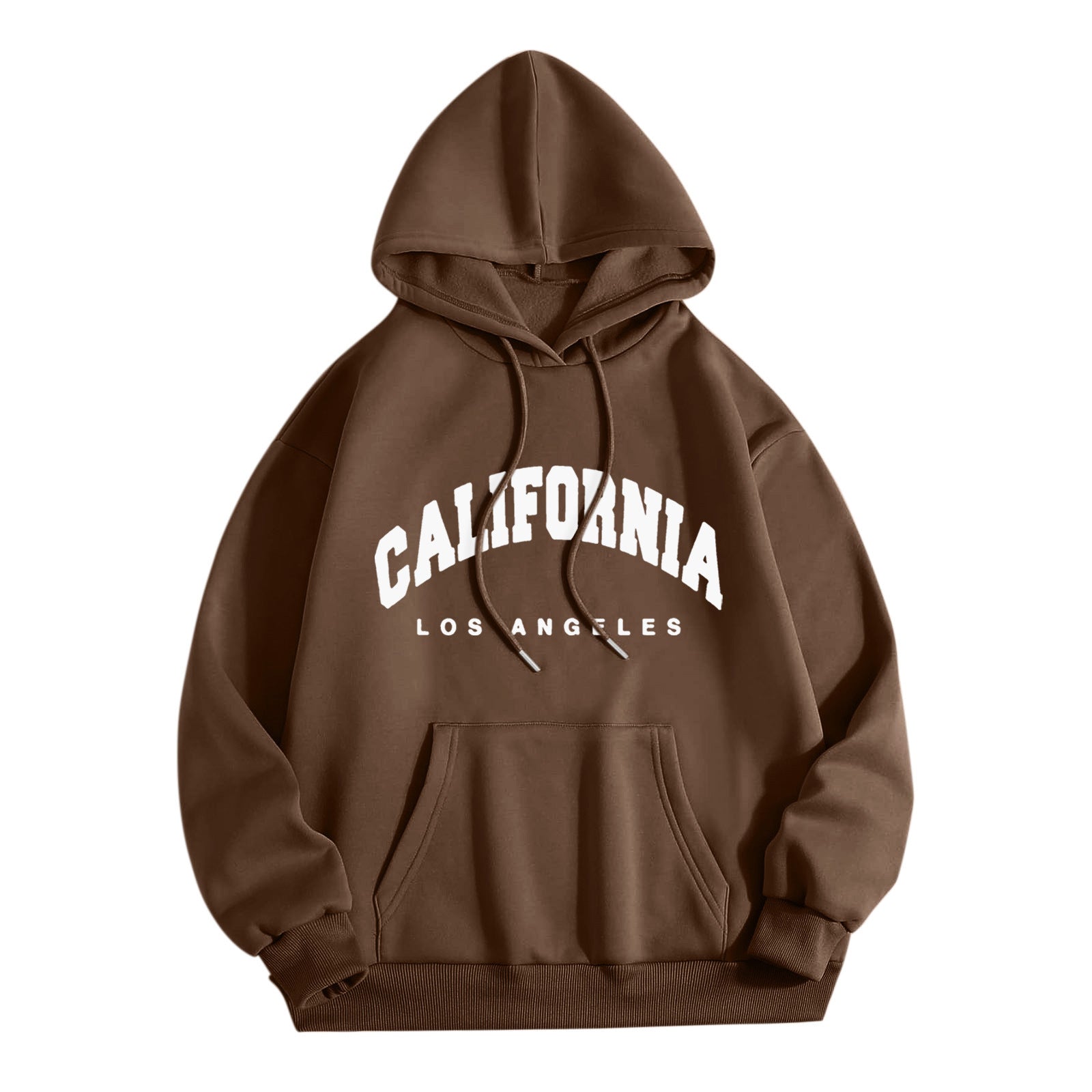 Hoodie With Letter Print Sweater