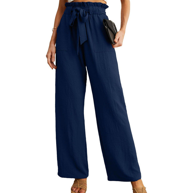 Adjustable Lace-up Tie Loose-fit Figure-flattering