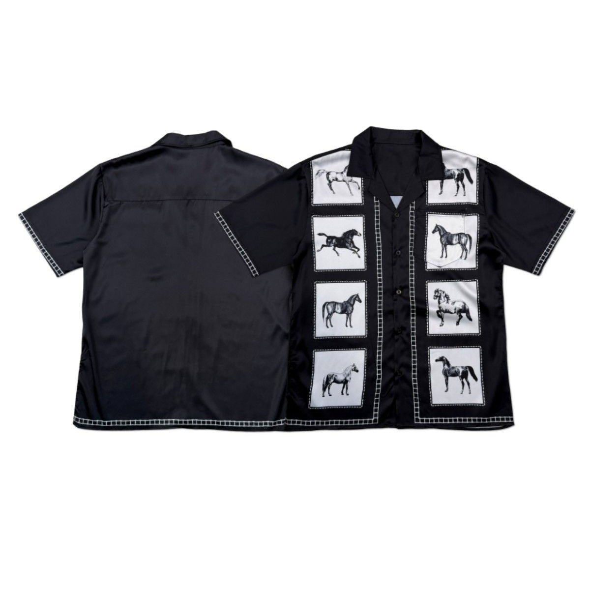 Cuban-flag Print Men's Short-sleeve Shirt