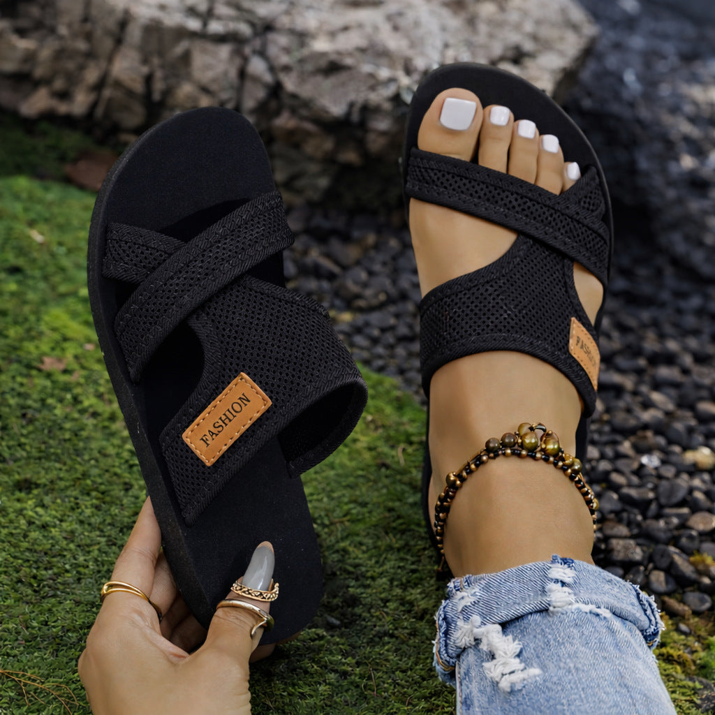 Womens Slippers Lightweight And Comfortable With A Flat Sole