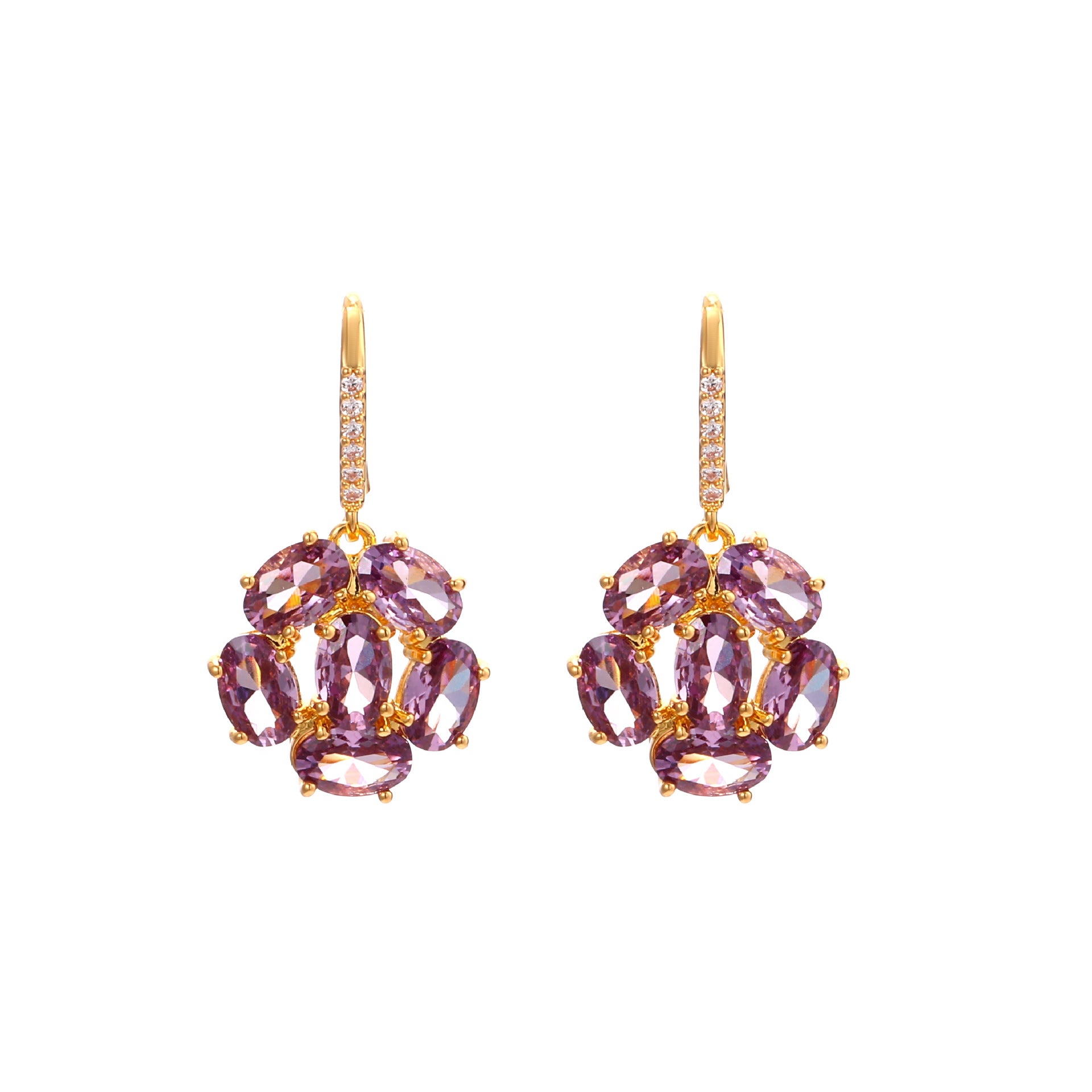 Eastward-bound High-end Niche-design Ear Hooksearrings