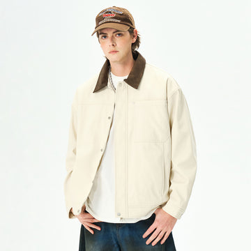 New SpringAutumn Executive Jacket For Men Pure Cotton Outerwear