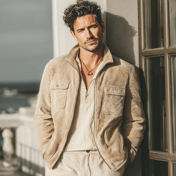 Men's Casual Retro Corduroy Jacket Coat