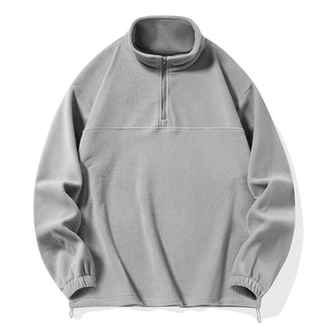 Mens Winter Fleece Pile Lambswool Jumper