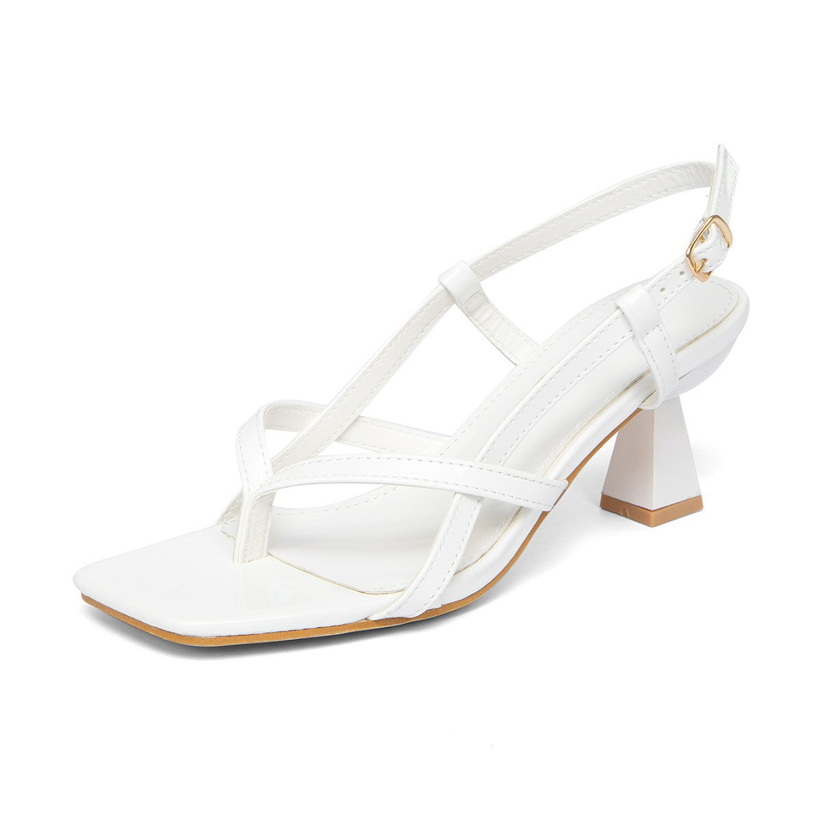 Huidong Women's Summer High-Heel Toe-Strap Sandals