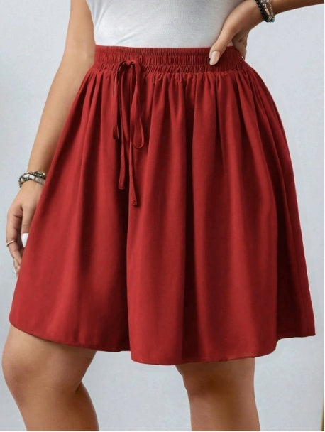 Women's Solid Color Fashion All-Match Shorts