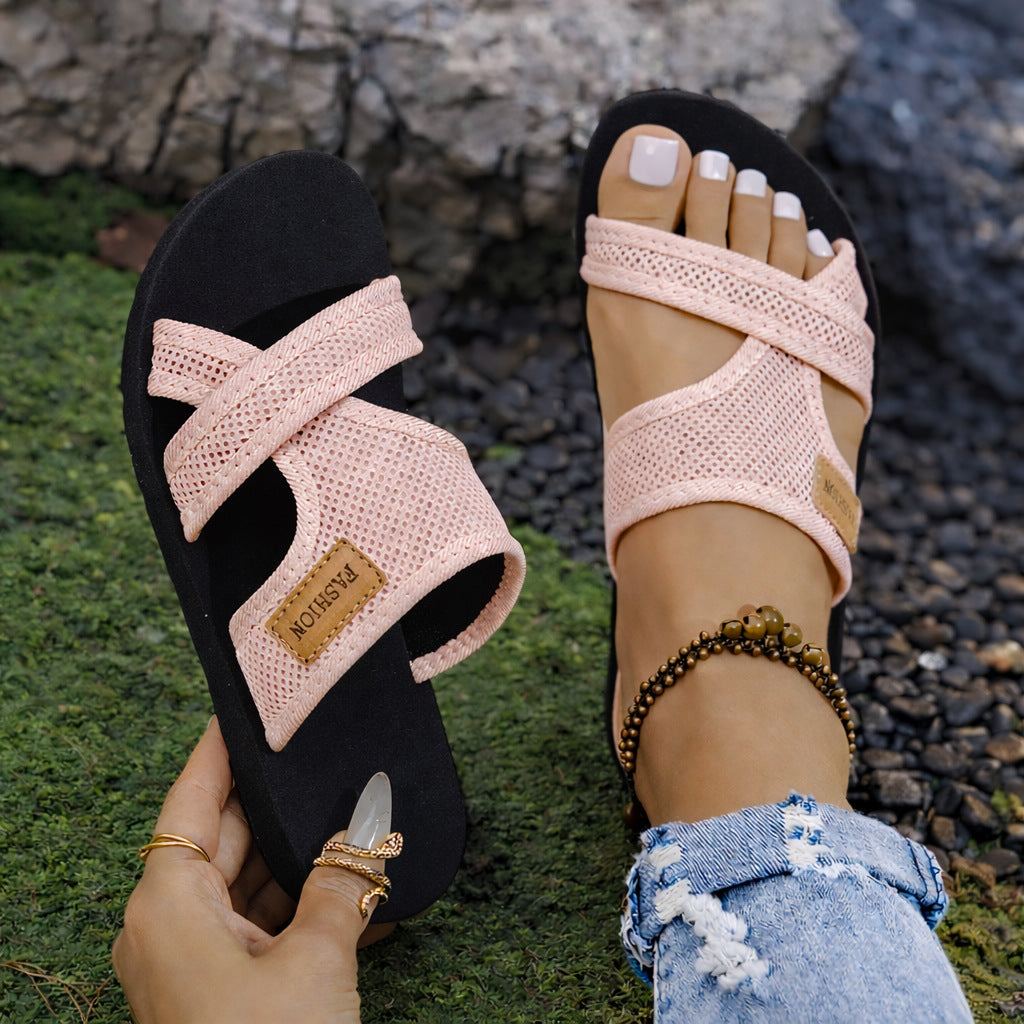 Womens Slippers Lightweight And Comfortable With A Flat Sole