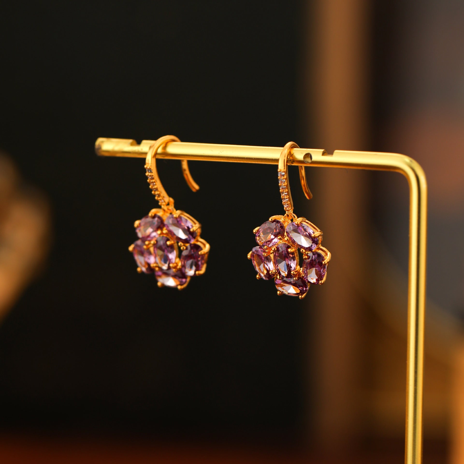 Eastward-bound High-end Niche-design Ear Hooksearrings