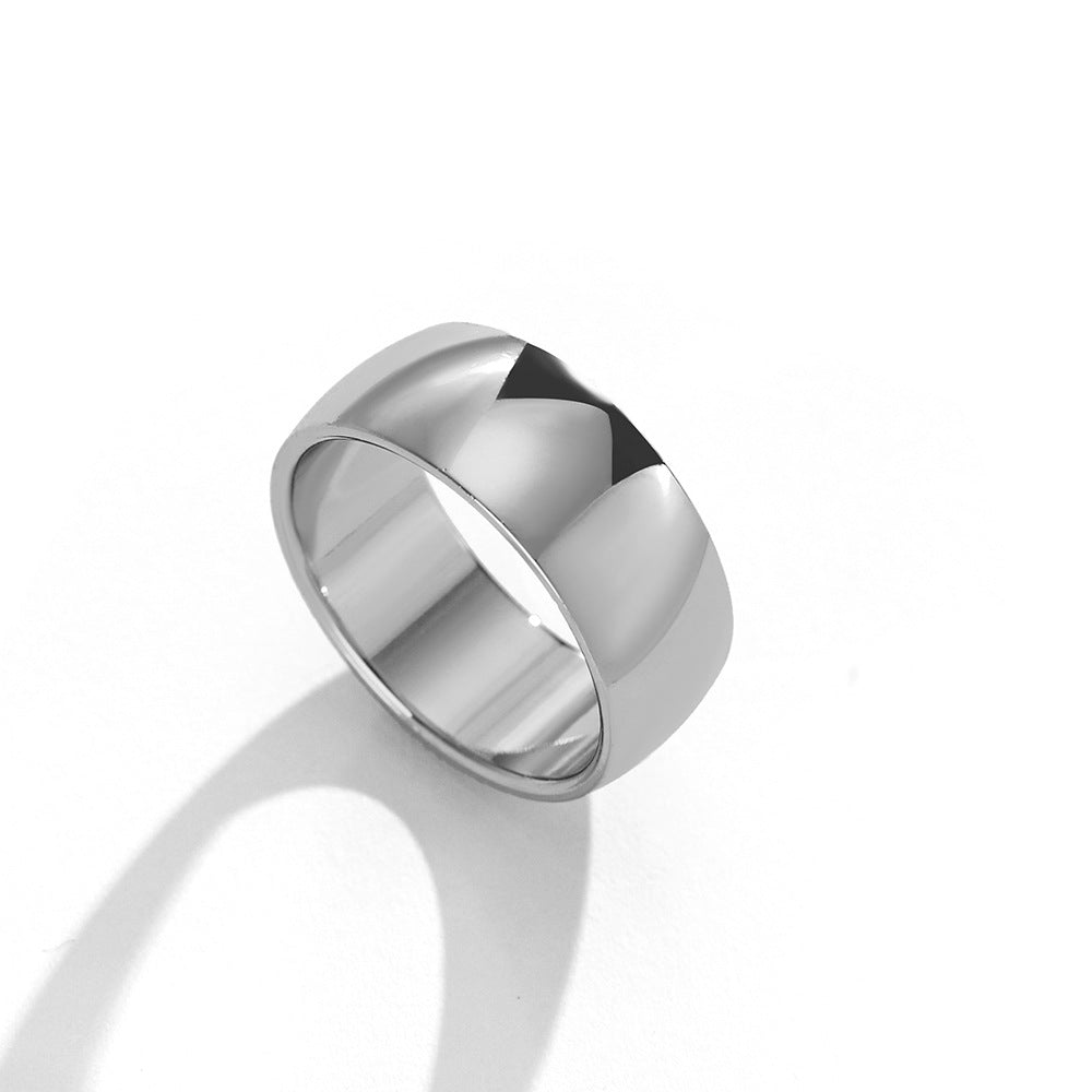Smooth Silk Scarf Clip Minimalist Ring For Women