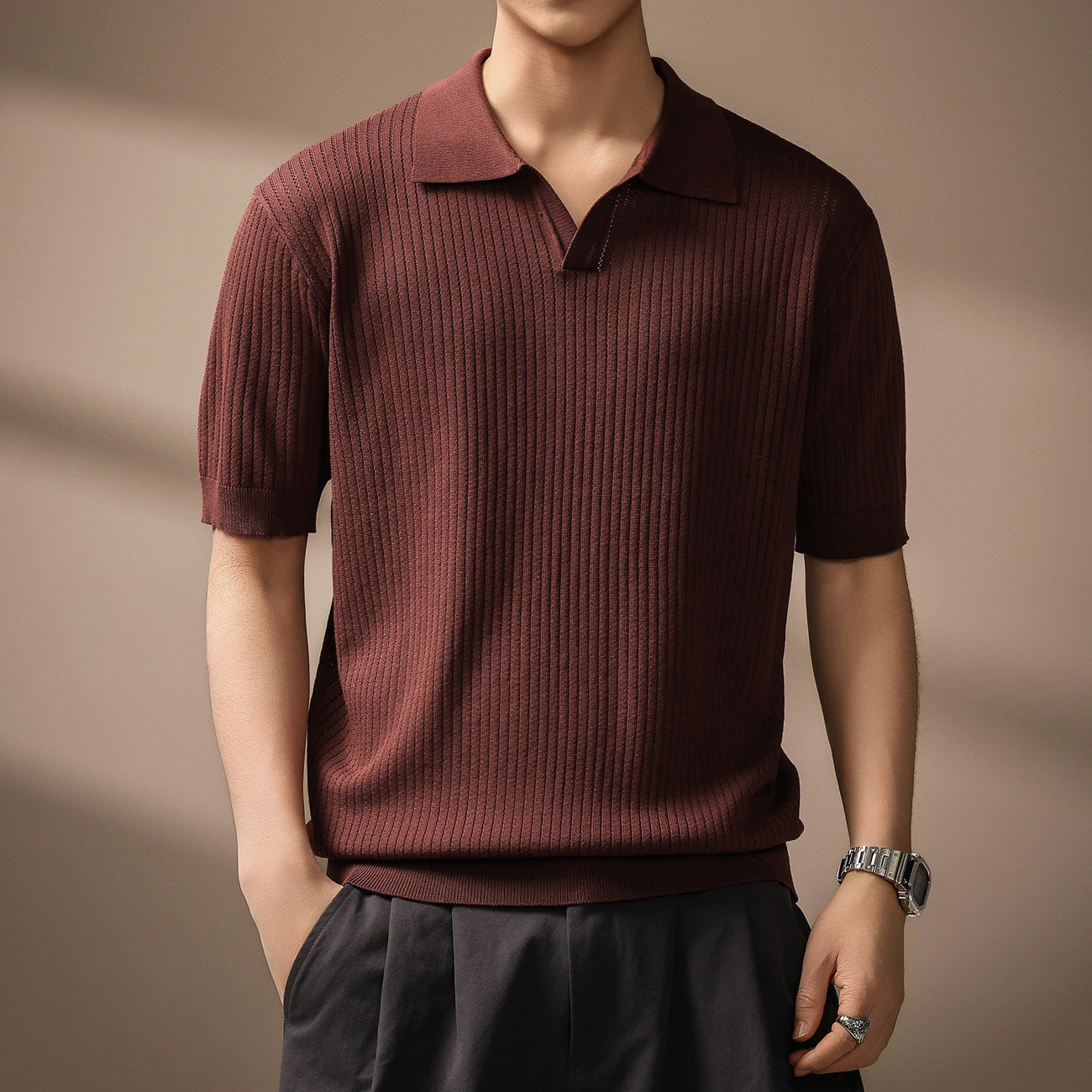 American Old Money Style Polo Shirt
