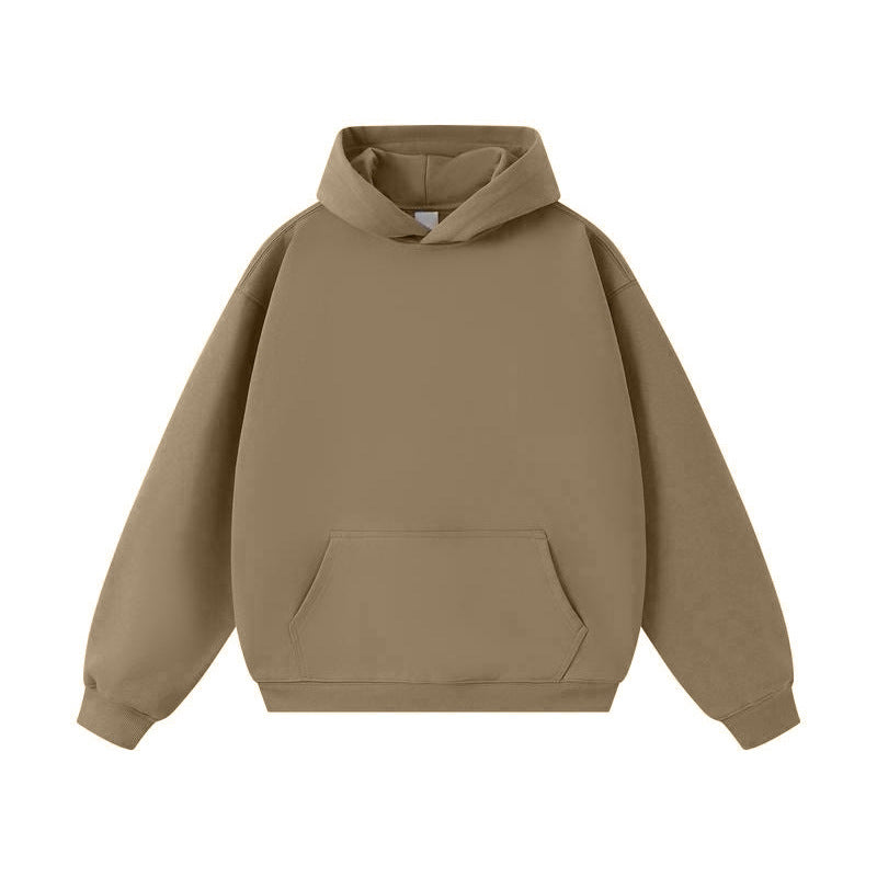 American-style Vintage Hooded Pullover Sweatshirt For Men
