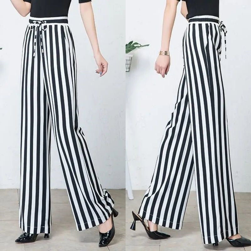 Lightweight Wide-leg Pants Women's Loose-fit