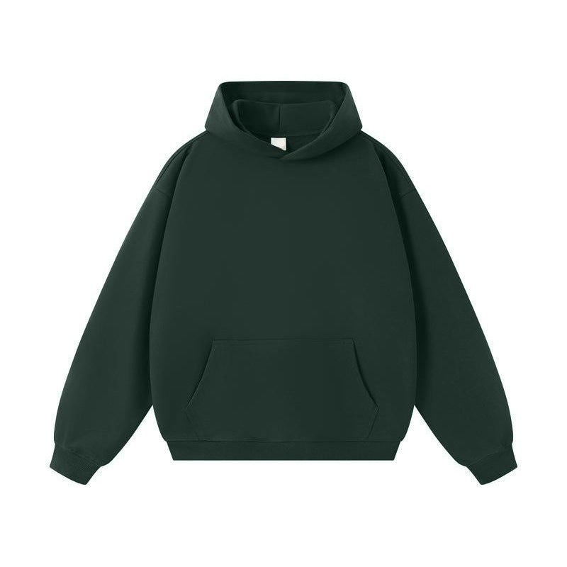American-style Vintage Hooded Pullover Sweatshirt For Men
