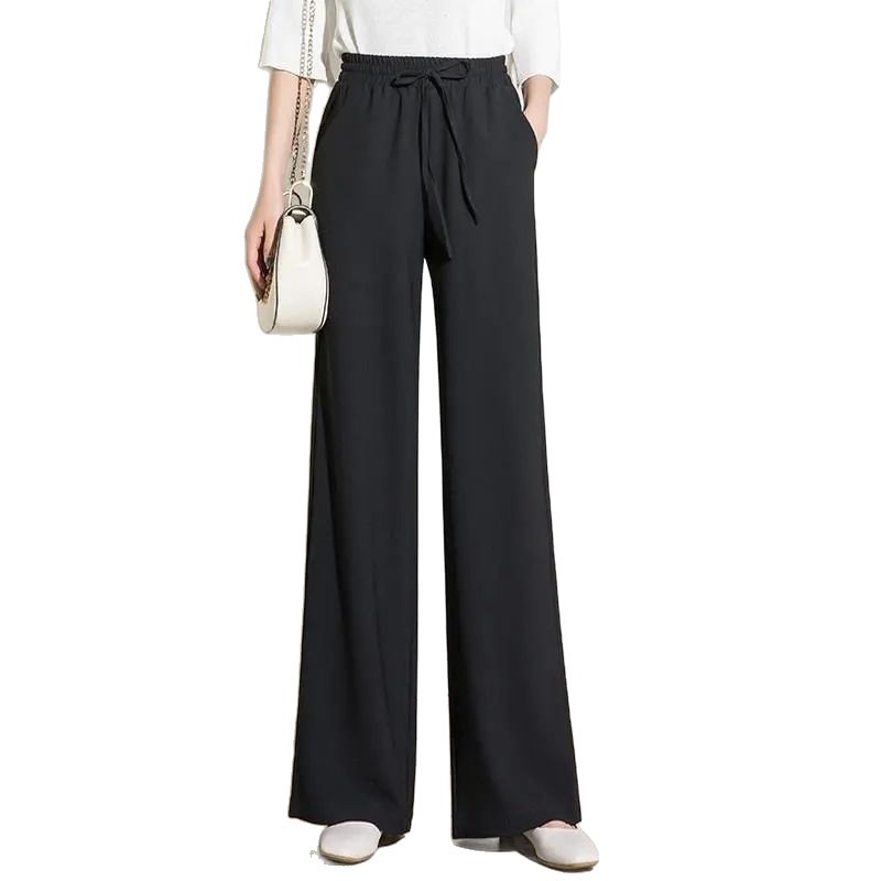 Lightweight Wide-leg Pants Women's Loose-fit