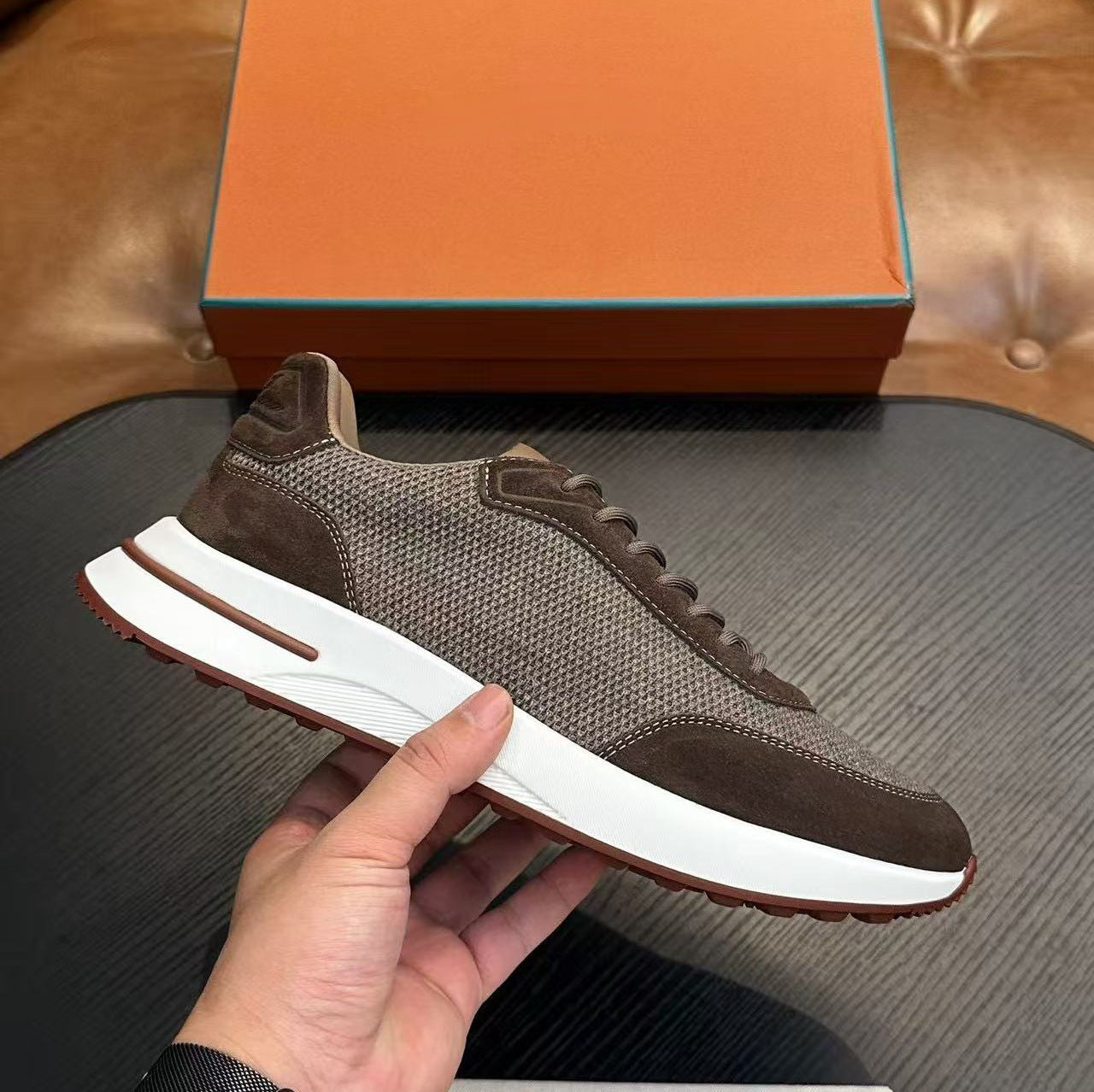 Business Suede Lightweight Men's Casual Sneakers