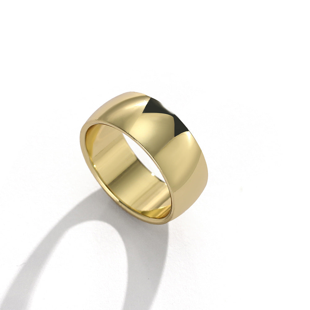 Smooth Silk Scarf Clip Minimalist Ring For Women