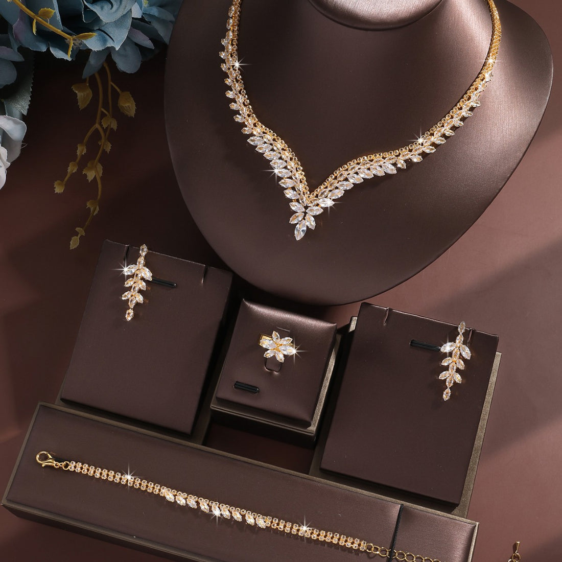 Creative High-End Crystal Zircon Womens Necklace