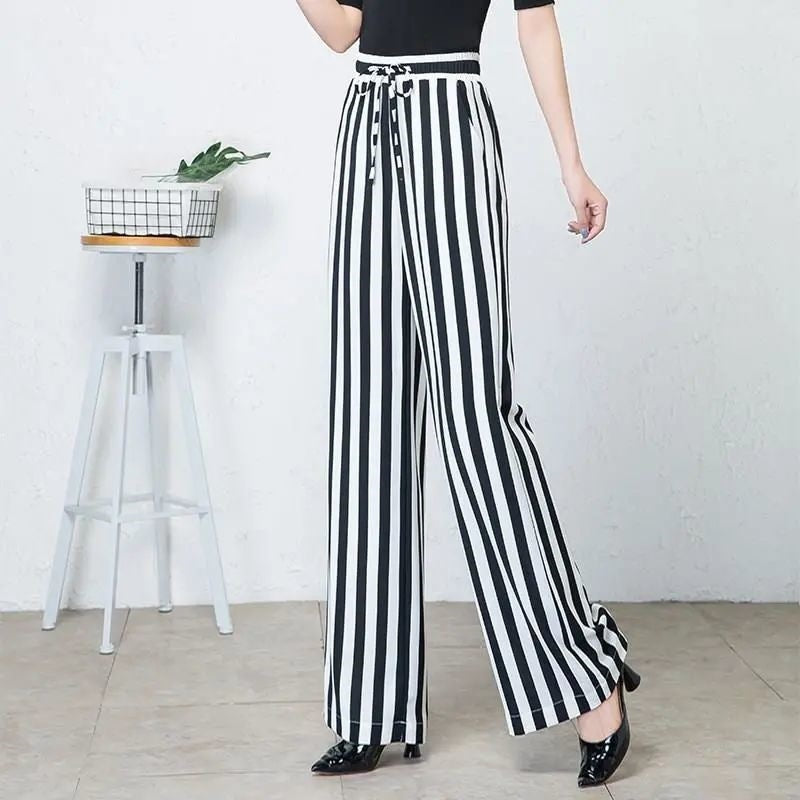 Lightweight Wide-leg Pants Women's Loose-fit