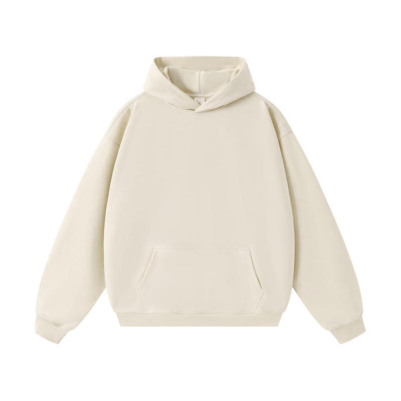 American-style Vintage Hooded Pullover Sweatshirt For Men